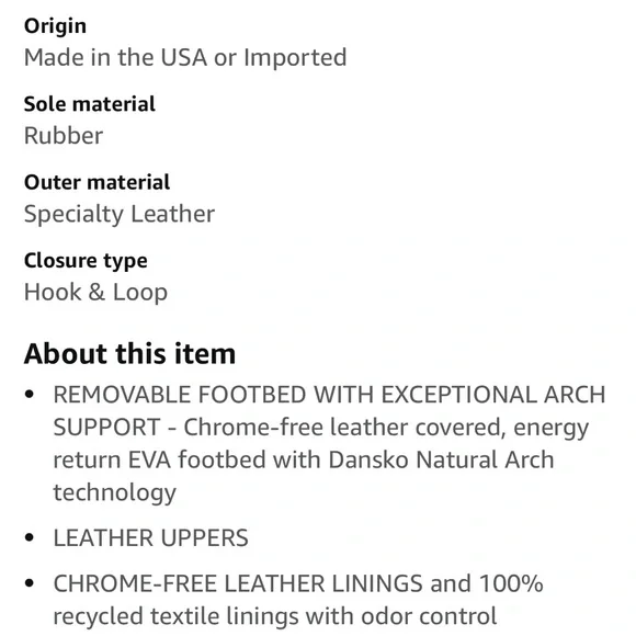 Worn twice 36-6.5 Dansko Callista Mary Jane Arch Support adjustabale Strap - Picture 9 of 13